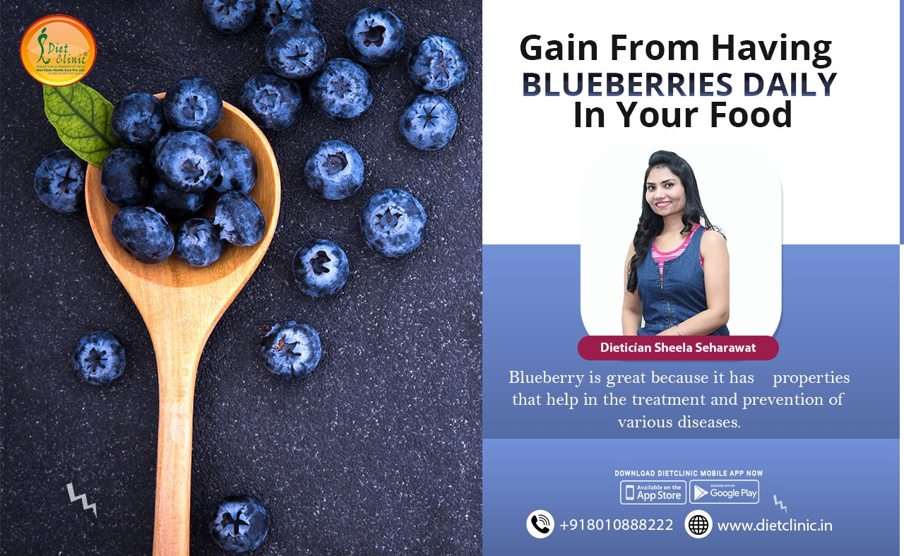 Gain from having blueberries daily in your food